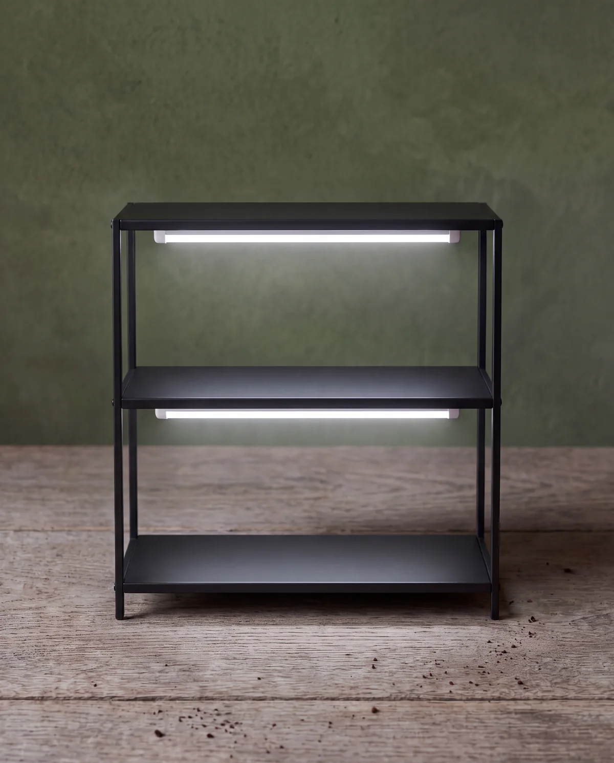 Two-Tier LED Grow Light Shelf, 2 tiers